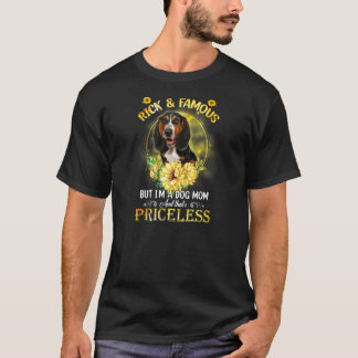 Frauen Basset Hound ich mag nicht reich und berühm T-Shirt