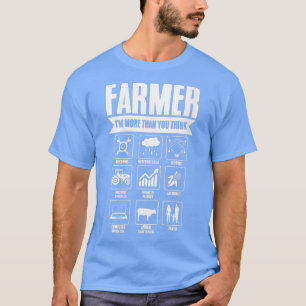 Frauen Bauer ist mehr als ihr denkt, Ackerbau T-Shirt