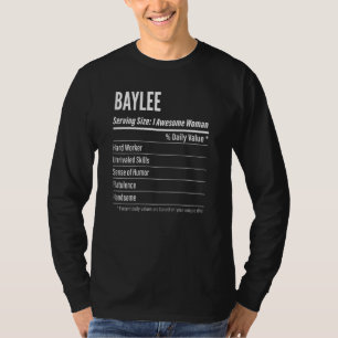 Frauen Baylee ernährungsphysiologische Fakten für T-Shirt