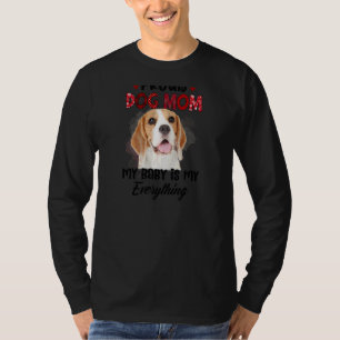 Frauen Beagle stolz Hund Mama, je mein Baby ist me T-Shirt