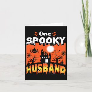 Frauen Beängstigende Spooky Halloween Design Spuk  Karte