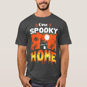 Frauen Beängstigende Spooky Halloween Design Spuk T-Shirt