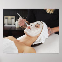 Frauen Behandlung mit Wellness-Center