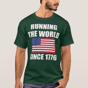 Frauen beherrschen die Welt seit 1776 American Fla T-Shirt