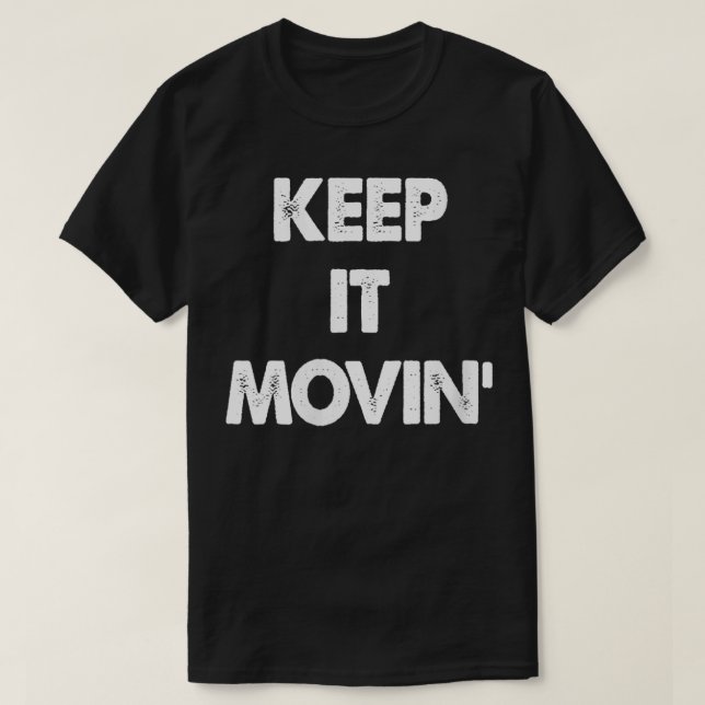 Frauen Behielt es Movin Funny Behielt es bewegen V T-Shirt (Design vorne)