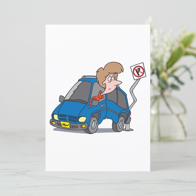 Frauen bei einem Unfall Einladung (Von Creator hochgeladen)