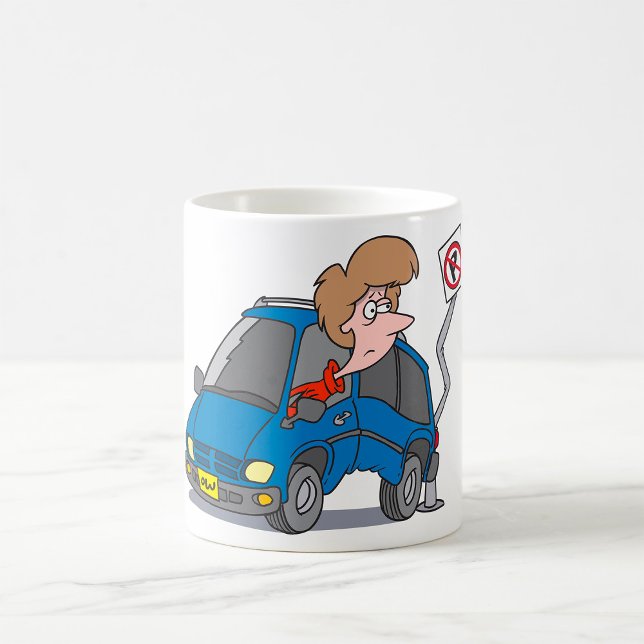 Frauen bei einem Unfall Kaffeetasse (Von Creator hochgeladen)