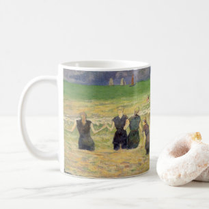Frauen beim Baden Dieppe von Paul Gauguin Tasse