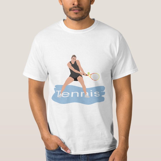 Frauen beim Tennisturnier T-Shirt (Vorderseite)