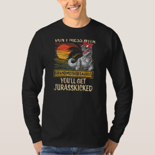 Frauen bekümmerten Muttertag Grandmothersaurus R T-Shirt