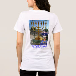 Frauen bella tee. Happy Hanukkah, Löwe Tri-Blend Shirt