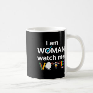 Frauen beobachten, wie ich abstimme 1 kaffeetasse