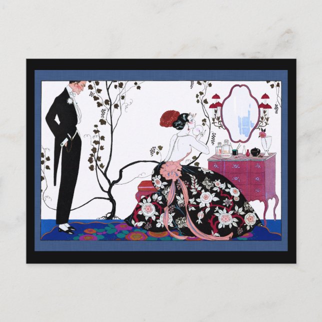 Frauen bereit für ein Party Postkarte (Vorderseite)