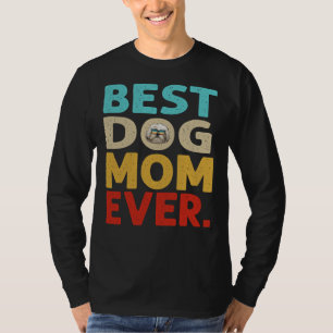 Frauen Beste Mama Hund je Shih Tzu Mutter S Day T-Shirt