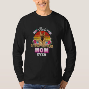 Frauen Beste Mama je Deutscher Schäferhirte T-Shirt