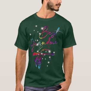 Frauen Beste Oma je Gefärbte Krawatte Funny Oma Mo T-Shirt