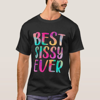Frauen bester Sissy je farbenfroher Muttertag T-Shirt