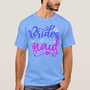 Frauen Bestie der Braut lustige Bridesmaid Bridal T-Shirt