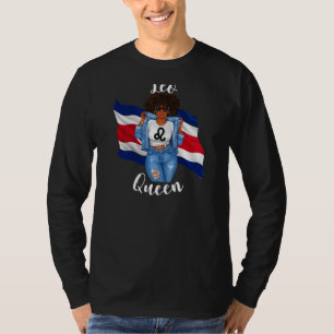 Frauen Black Leo Queen aus Costa Rico Rico Afrika T-Shirt