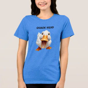 FRAUEN BLAUES ENTENLIEBHABER SHIRT