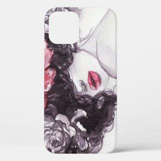 Frauen Blume, Aquarellbilder in Mode. Case-Mate iPhone Hülle