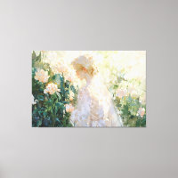 *~* Frauen Blume Shrub TV2 Stretched Canvas Print
