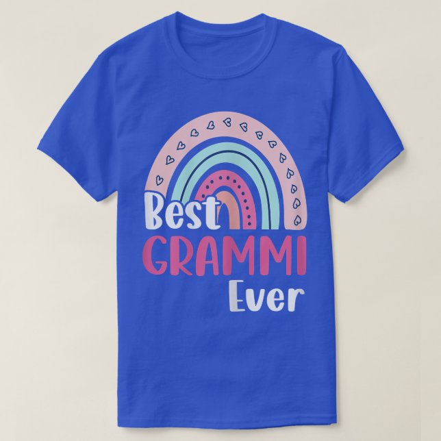 Frauen Boho Rainbow Best Grammi Ever Funny Mother' T-Shirt (Design vorne)