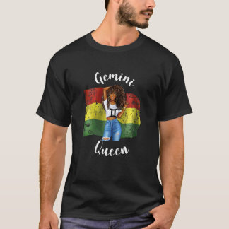 Frauen Bolivianische Königin Zwillinge Vibes Barba T-Shirt