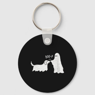 Frauen Boo Boo-P Hund Geist Lustiger Halloween-Hun Schlüsselanhänger