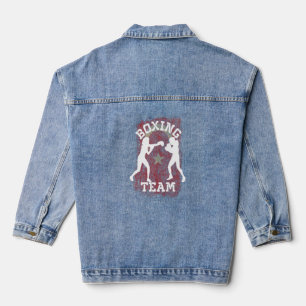 Frauen Boxen der Türkei gegen Sportkämpfe Jeansjacke