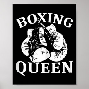 Frauen Boxen Queen Fighter Kickboxen  Poster