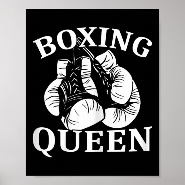 Frauen Boxen Queen Fighter Kickboxen  Poster (Vorne)