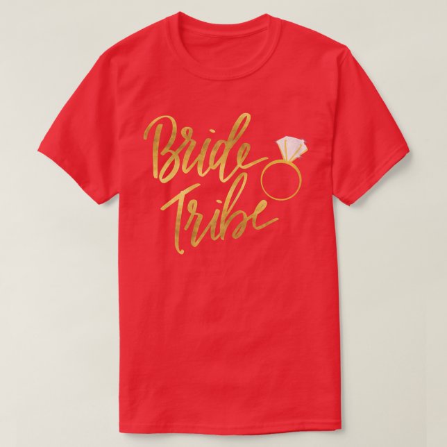 Frauen Braut Stamm  T-Shirt (Design vorne)