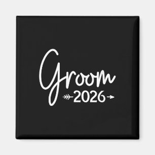 Frauen Bräutigam est 2026 verheiratet Hochzeit Bra Magnet