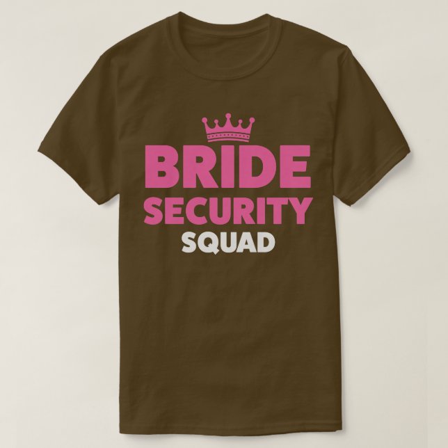 Frauen Bride Sicherheitskommandos T-Shirt (Design vorne)