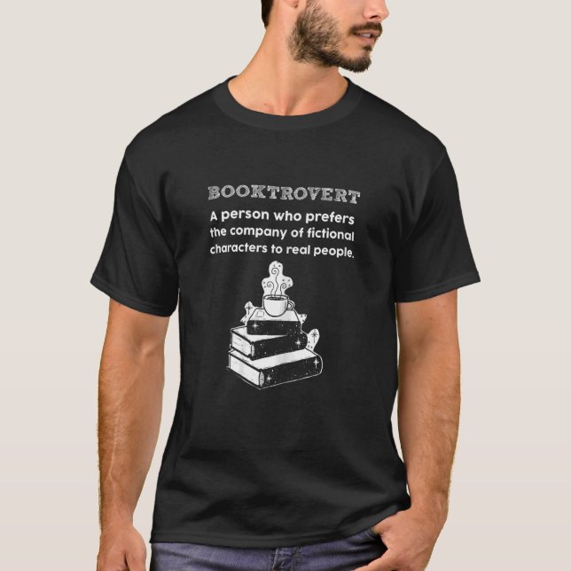 Frauen Buch Trovert Definition Buch lesen T-Shirt (Vorderseite)