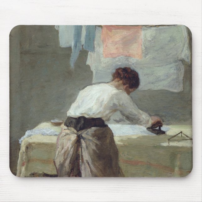 Frauen-Bügeln Mousepad (Vorne)