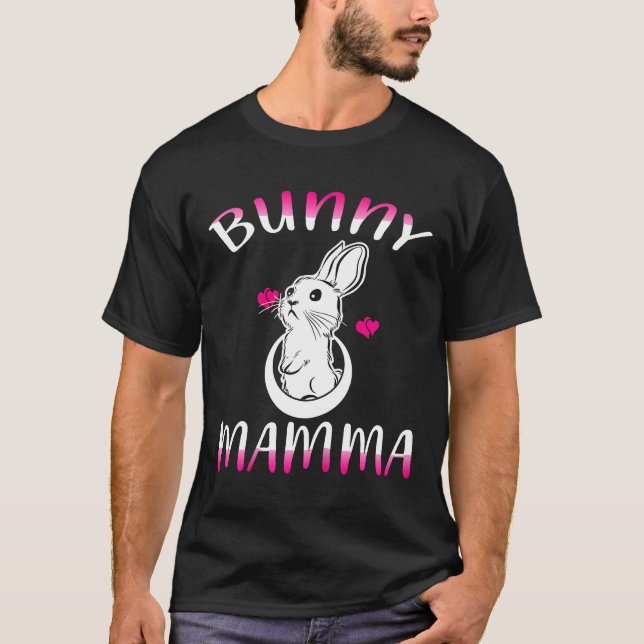 Frauen Bunny Mamma Tierliebhaber Haustiere Eigentü T-Shirt (Vorderseite)