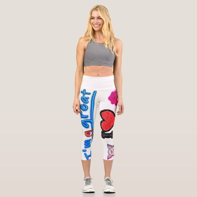 Frauen Capri Leggings (Vorderseite)