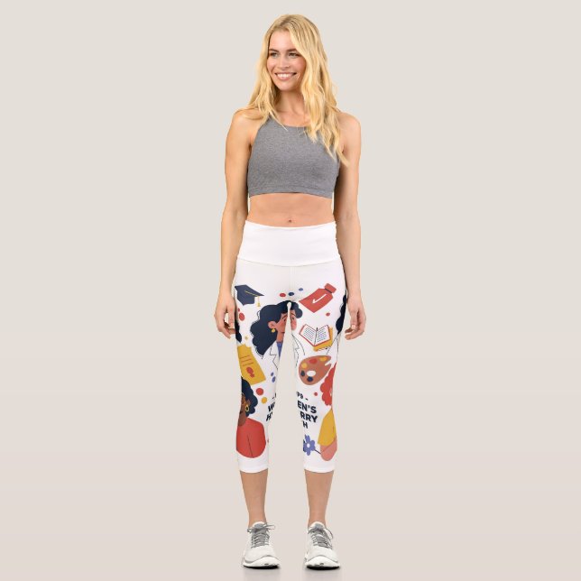 Frauen Capri Leggings (Vorderseite)