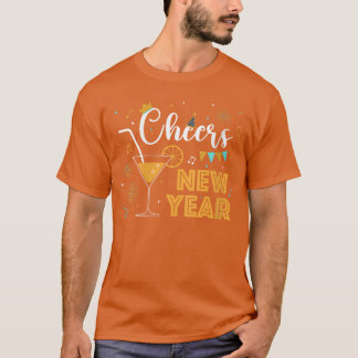 Frauen Cheerso Ein Silvester Konfetti-Party Happ T-Shirt
