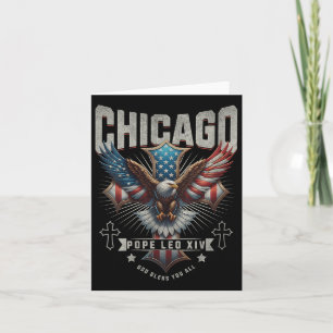Frauen Chicago Papst Leo Xiv, Gott segne Sie alle, Karte