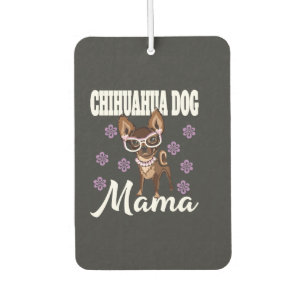 Frauen Chihuahua Hundemutter Autolufterfrischer