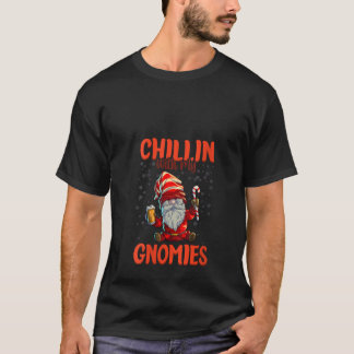 Frauen Chillen Mit Meinen Gnomies Frauen Drei Weih T-Shirt