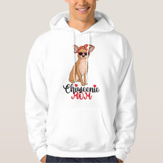 Frauen Chiweenie Hund Chiweenie Mutter Hoodie