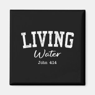Frauen-Christen-Shirts Living Water Bibel-Anbetung Magnet