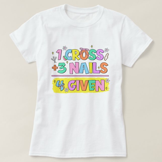 Frauen Christlich Ostern T-Shirt (Design vorne)