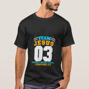 Frauen Christliches Team Jesus 03 Glaube Hoffnung T-Shirt