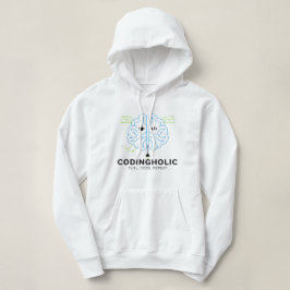 Frauen Clean Tech Gehirn Coding Grafik Entwickleri Hoodie