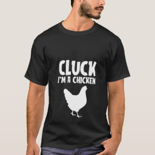 Frauen Cluck Ich Bin Ein Huhn Lustiges Faules Hall T-Shirt